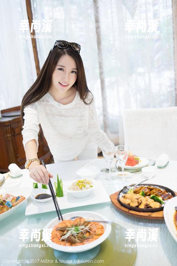 MiStar魅妍社 - 斯戴媛Amy的旗袍在线，原图暴露了一切，但还想再看！