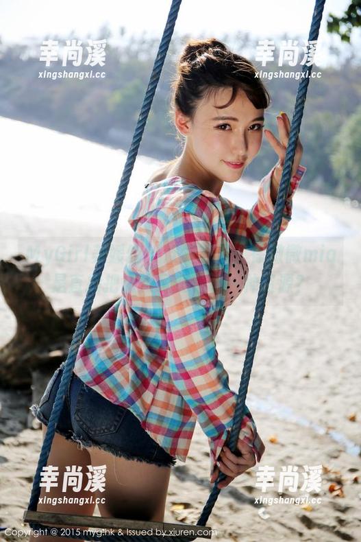 MyGirl美媛馆 - 皮衣写真，徐微微mia是直接把街头风变成了一种资源？