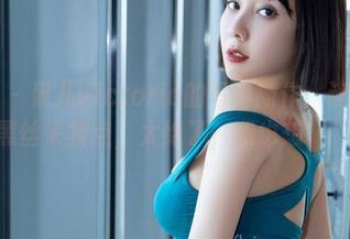微密圈 - 果儿Victoria的写真新作：连体包臀用黑丝来妆点，太绝了，我也想यही！